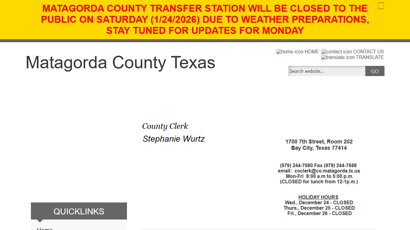 Matagorda County, Texas